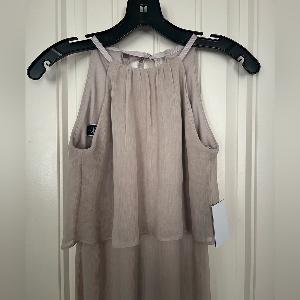 Junior Bridesmaid David’s Bridal dress - Biscotti, size 10 girls